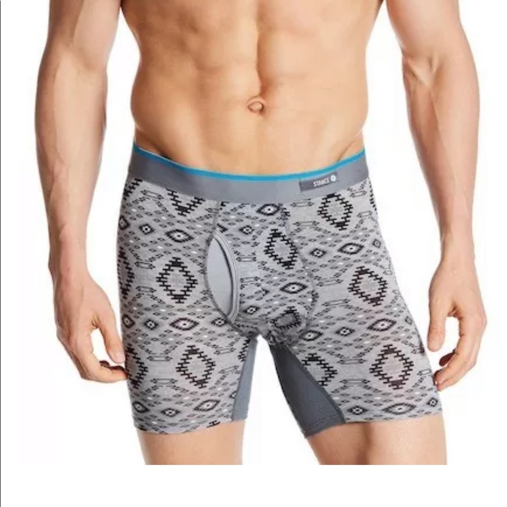NewMen's STANCE Blue Monterey The Basilone Boxer S
